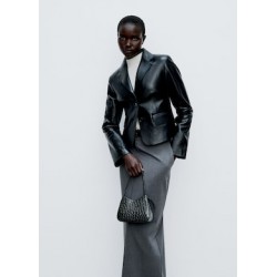 Bolso coco efecto charol