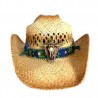 Sombrero “Country” color camel y toro pintado