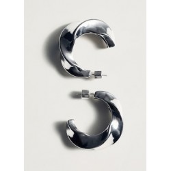 Pendientes aros torsados