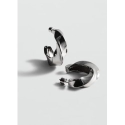 Pendientes aros torsados