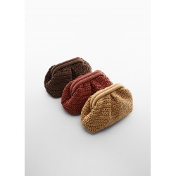 Bolso mano fibra natural
