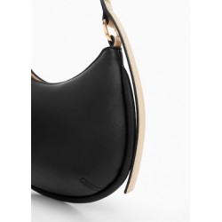 Bolso hombro bicolor