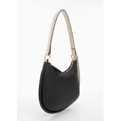Bolso hombro bicolor
