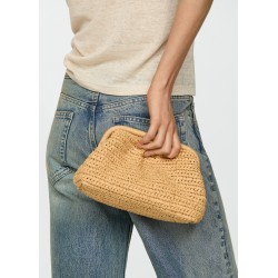Bolso clutch ratán
