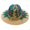 Sombrero pintado a mano pieza única