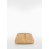 Bolso clutch ratán