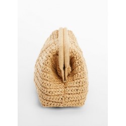 Bolso clutch ratán