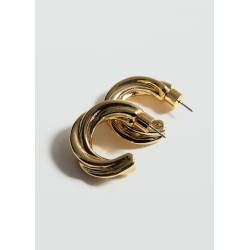 Pendientes aros entrelazados