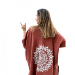 Tunica pintada a mano con MANDALA